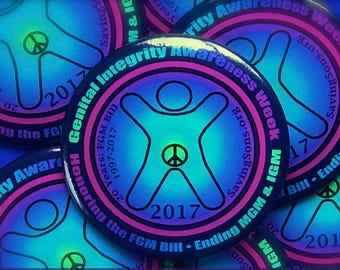 Genital Integrity Awareness Week 2017 Button