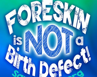 Foreskin is NOT a Birth Defect Intact Info Stickers