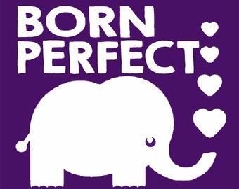 Born Perfect! Intact Baby Info Stickers