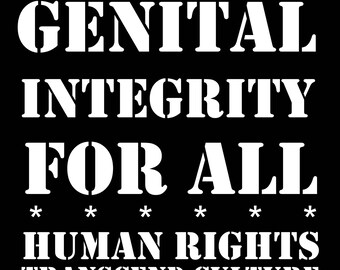 Genital Integrity for All Stickers