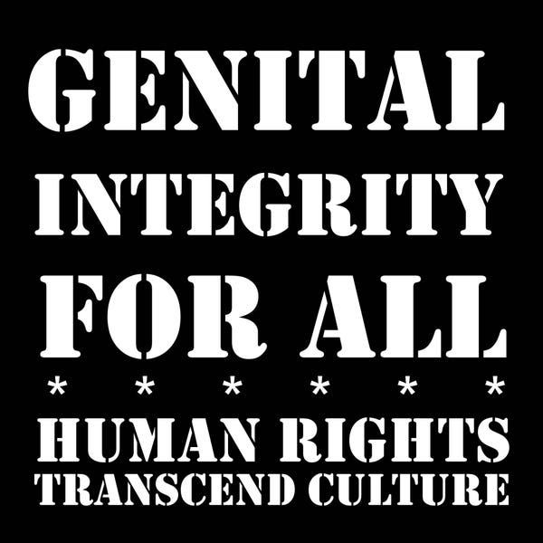 Genital Integrity for All Stickers