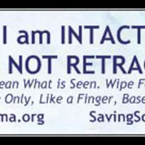 Intact Do NOT Retract Baby in Pea Pod Stickers image 1