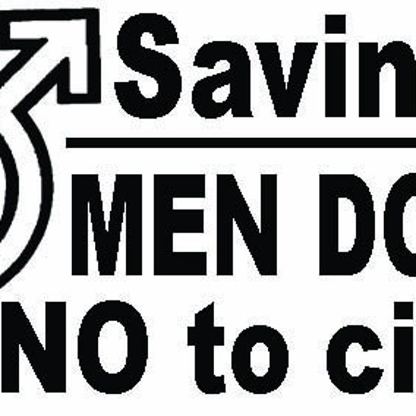 Men DO Complain Say NO to Circumcision Intactivist Stamper