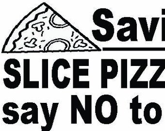 Slice Pizza, Not Babies Say NO to Circumcision Intact Stamper