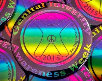 Genital Integrity Awareness Week 2015 Button