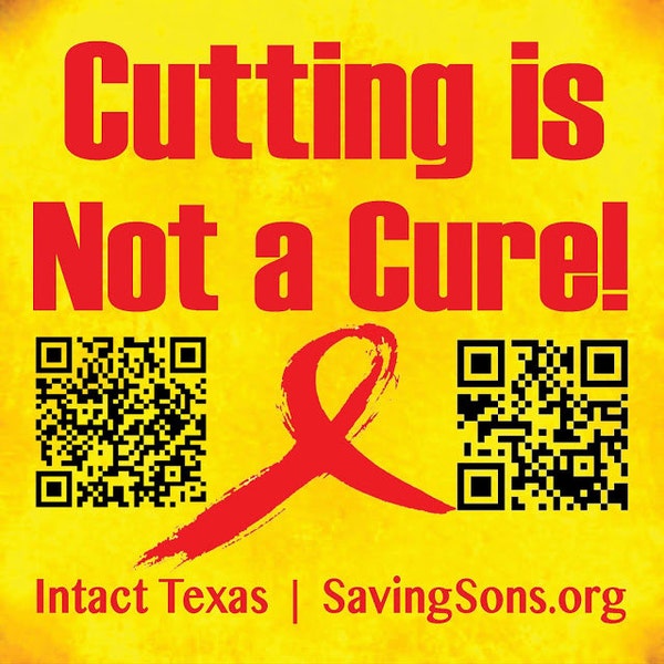 Cutting is Not A Cure [Intact Info] Stickers