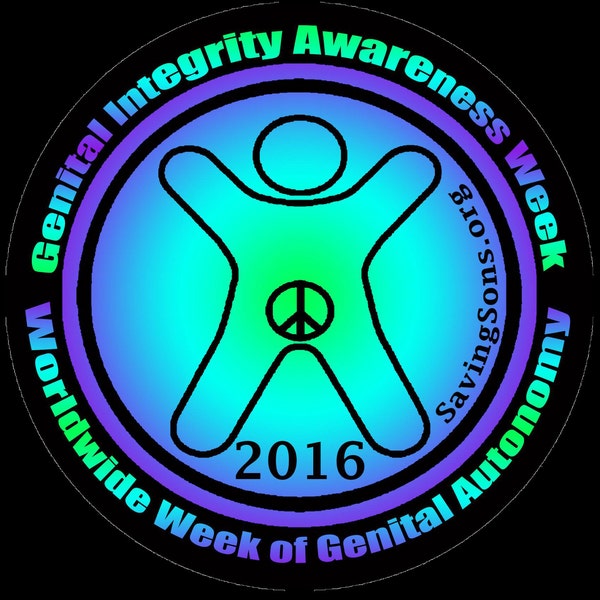 Genital Integrity Awareness Week 2016 Button