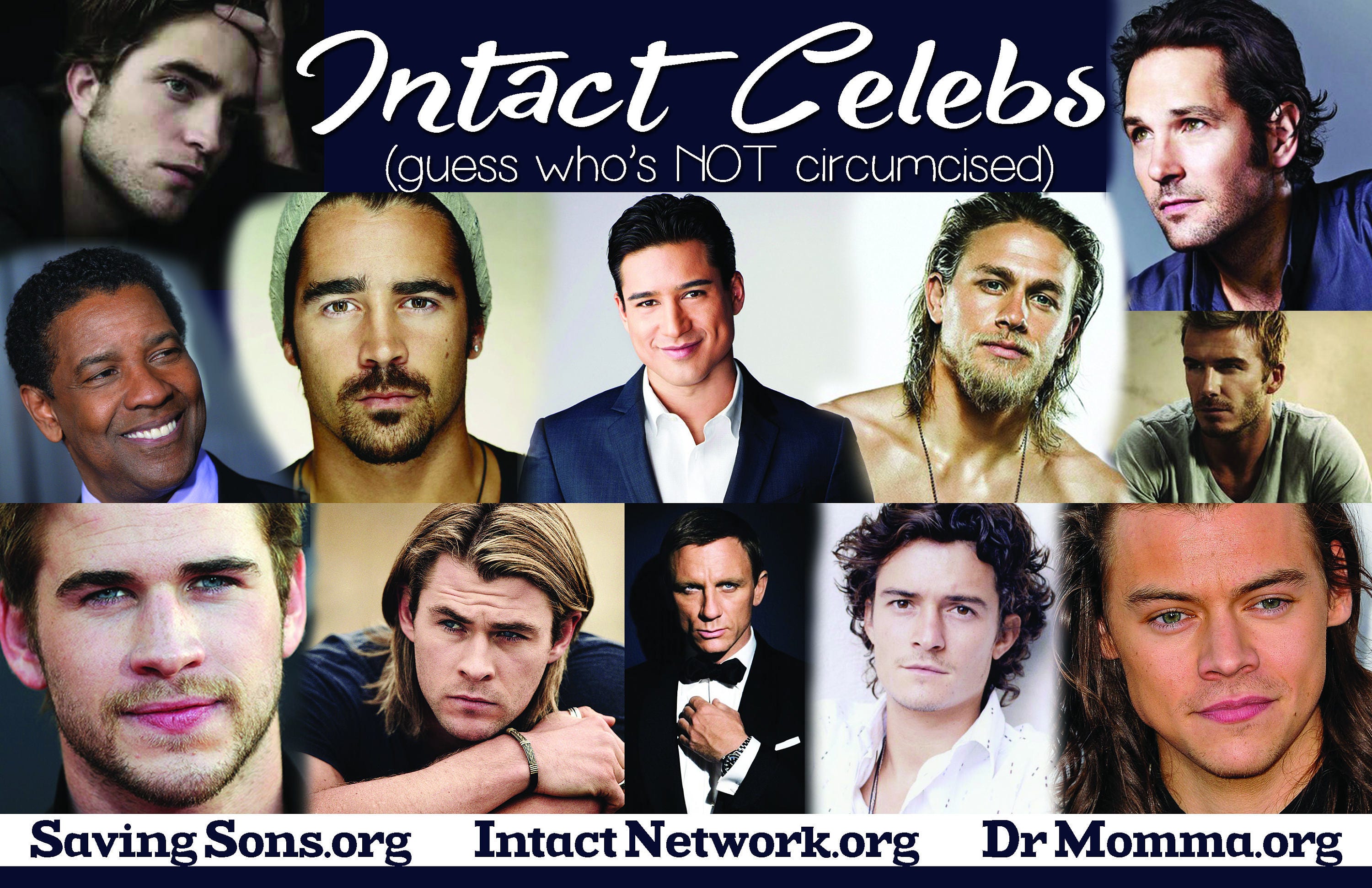 Intact celebs
