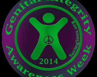 Genital Integrity Awareness Week 2014 Button