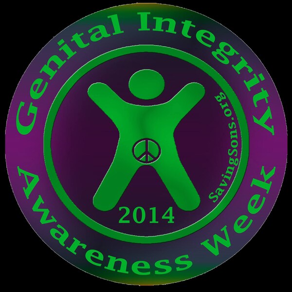 Genital Integrity Awareness Week 2014 Button
