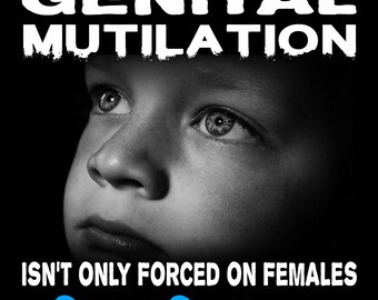 Genital Mutilation Isn't Only Forced on Females Intact Info Stickers