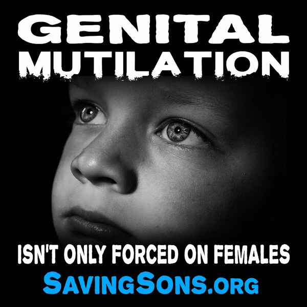 Genital Mutilation Isn't Only Forced on Females Intact Info Stickers