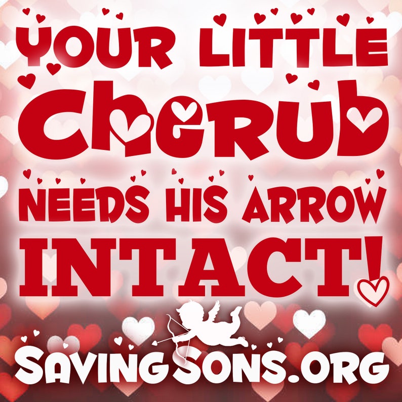 Your Little Cherub Needs His Arrow Intact Stickers image 1