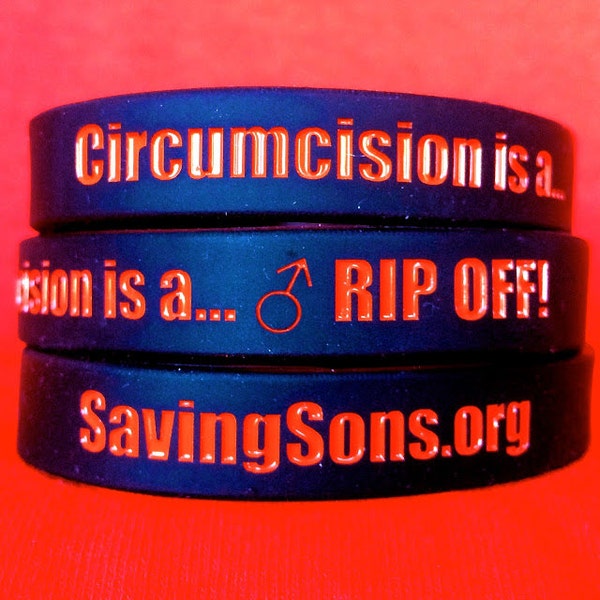 Circumcision is a RIP OFF! Bracelet