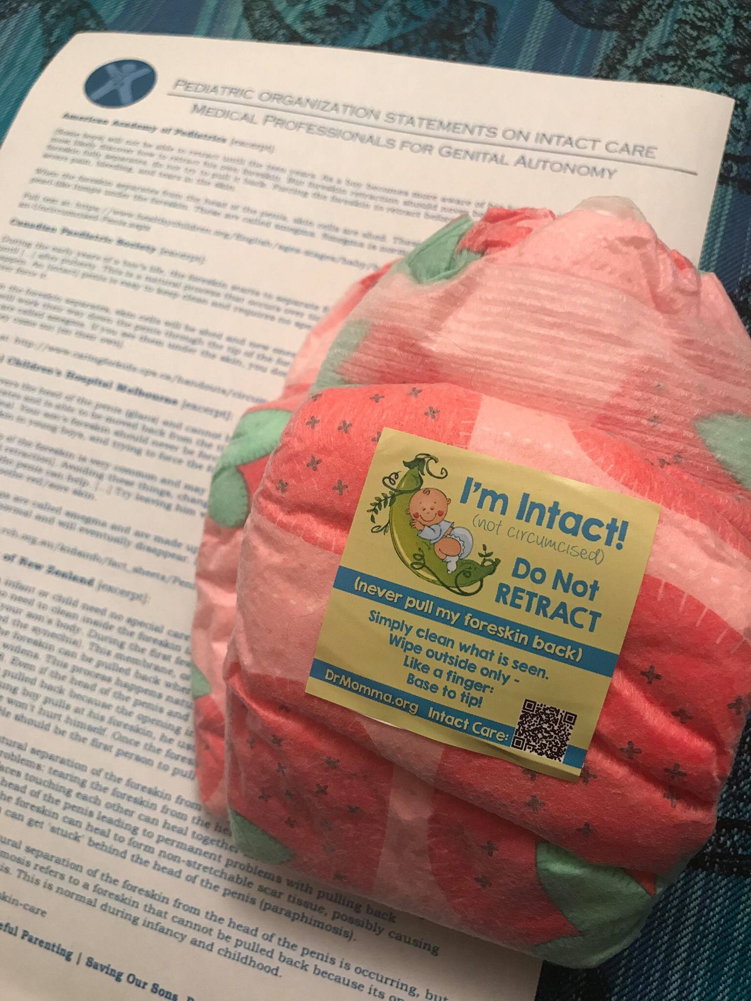 I'm Intact Do Not Retract Vinyl Care Stickers - Etsy