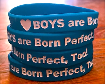 Boys are Born Perfect, Too! Intact Bracelets