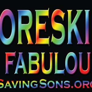 Foreskin is Fabulous Rainbow Intact Rally Sign