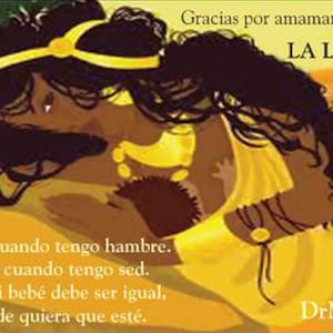 Español / Inglés Gracias por las tarjetas de información sobre la lactancia materna