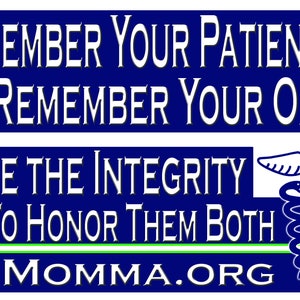 Remember Your Oath Intactivist Rally Sign for Medical Professionals image 1