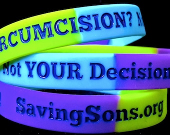 Circumcision? Not YOUR Decision! Bracelets
