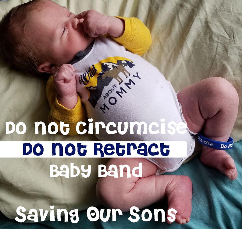 Do NOT Retract / Do NOT Circumcise Intact Baby Band image 2