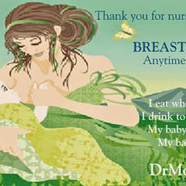 Thank You For Breastfeeding (With Laws) Info Cards