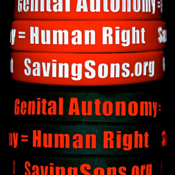 Genital Autonomy is a Human Right Bracelets