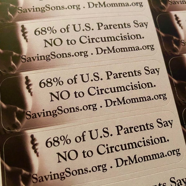68% of U.S. Parents Say NO to Circumcision Belly Stickers
