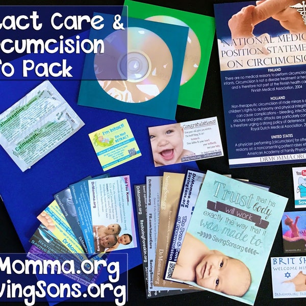 NEW 2024 Circumcision Info / Intact Care Pack