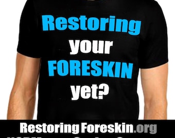 Restoring Your Foreskin Yet? [Men's] Stickers