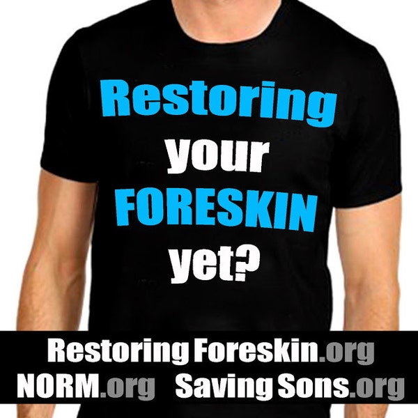 Restoring Your Foreskin Yet? [Men's] Stickers