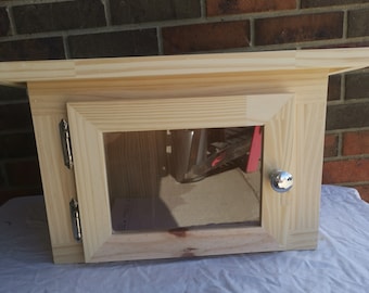 Handcrafted Solid Wood Little Free Library, Book Exchange