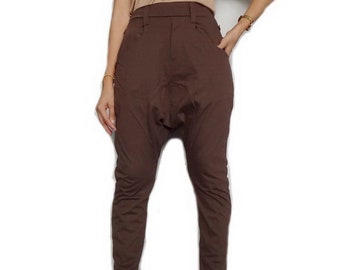 Pantalon unisexe en jersey de coton marron