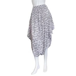 Drop Crotch Dhoti Streetwear Baggy Harem Pants In Camouflage grey Cotton jeresy