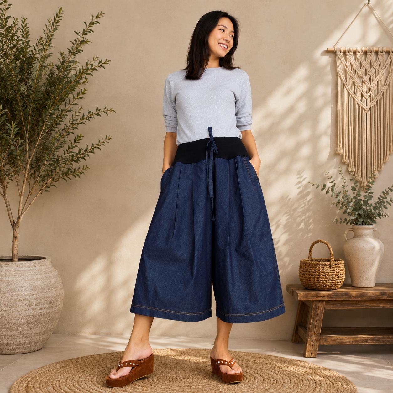 パドカレ　ガウチョ Japanese Gaucho Pants - Etsy