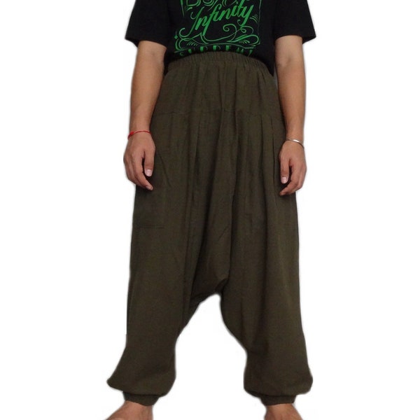 In Cut Crop Top With Low Crotch Dhoti Pants