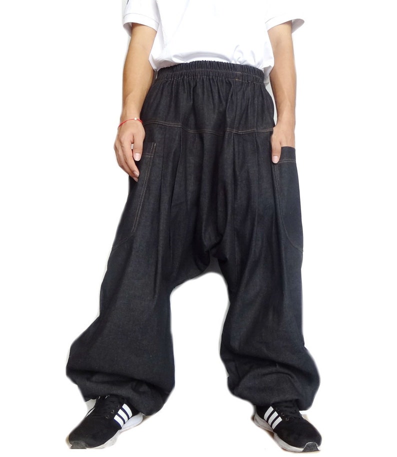 Drop Crotch Harem Pants Baggy Streetwear Hip Hop Styling - Etsy