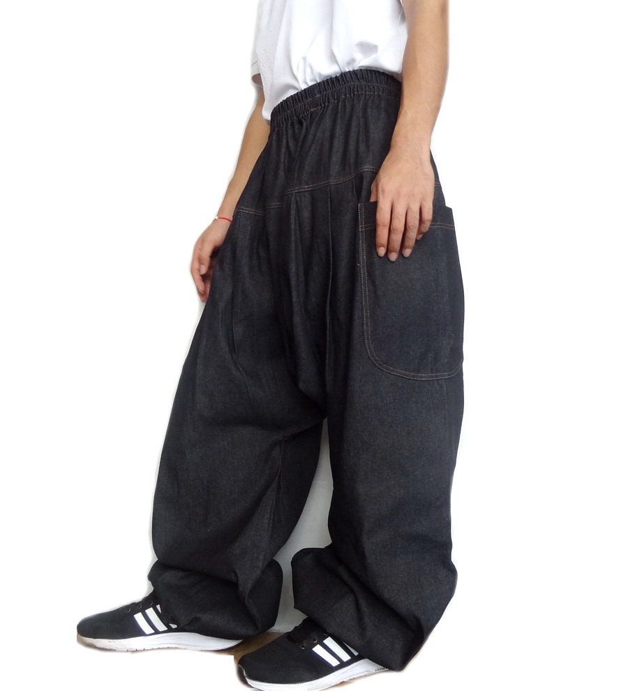 Drop Crotch Harem Pants Baggy Streetwear Hip Hop Styling - Etsy