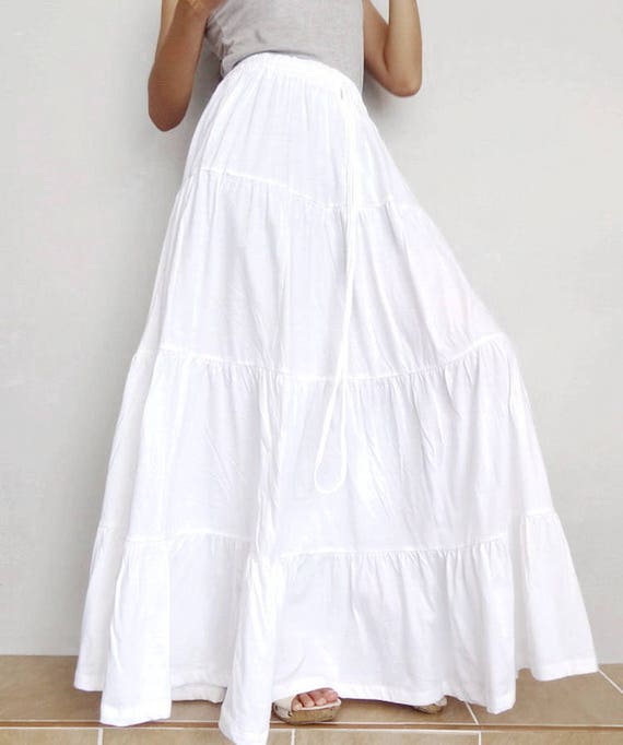Women Maxi Long Skirt Casual Gypsy BohemianSkirt B2. | Etsy