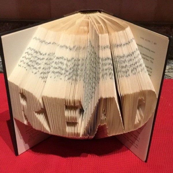 Read Book Folding Pattern Etsy