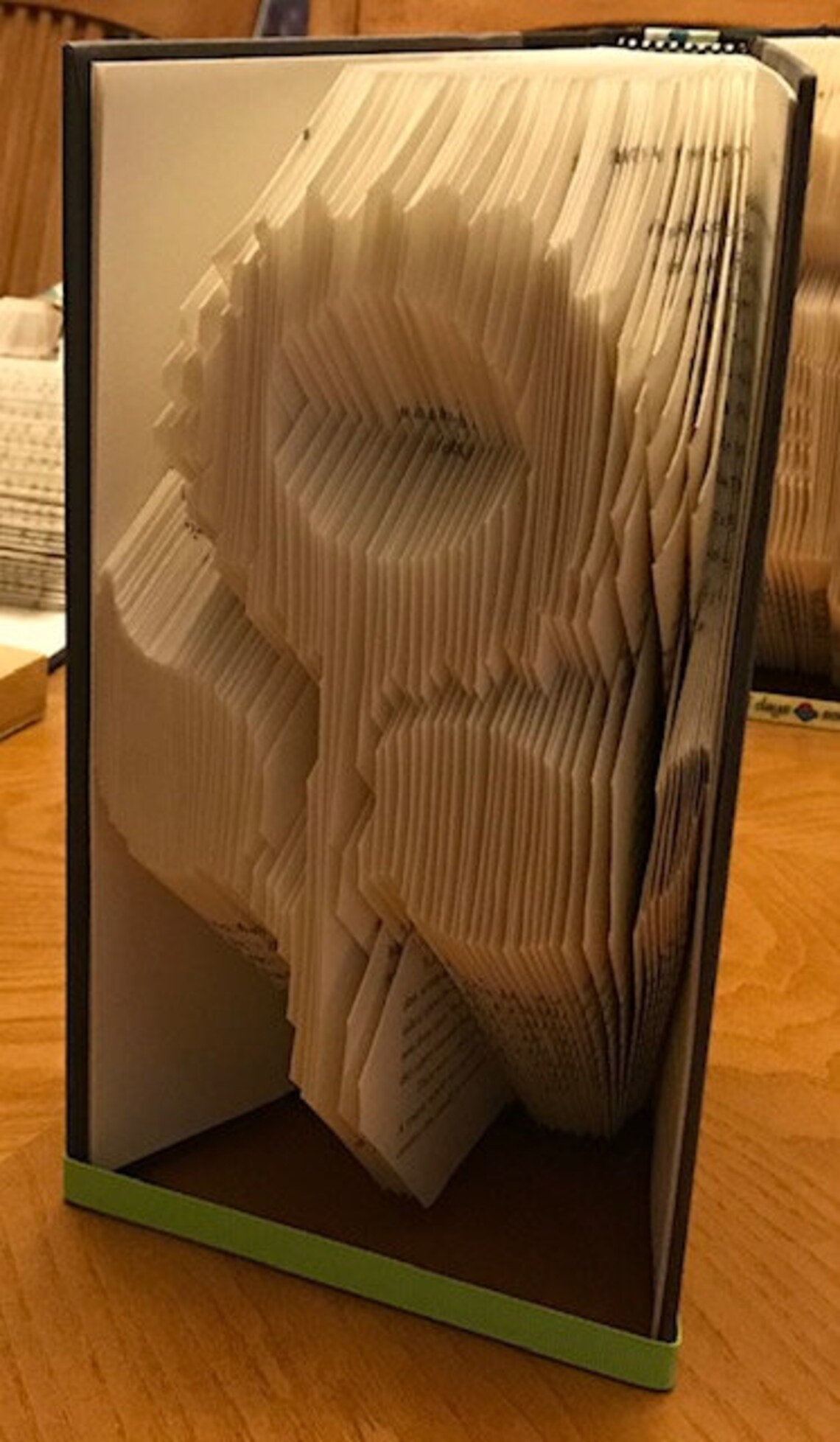 Sunflower Book Folding Pattern measure mark and fold Etsy