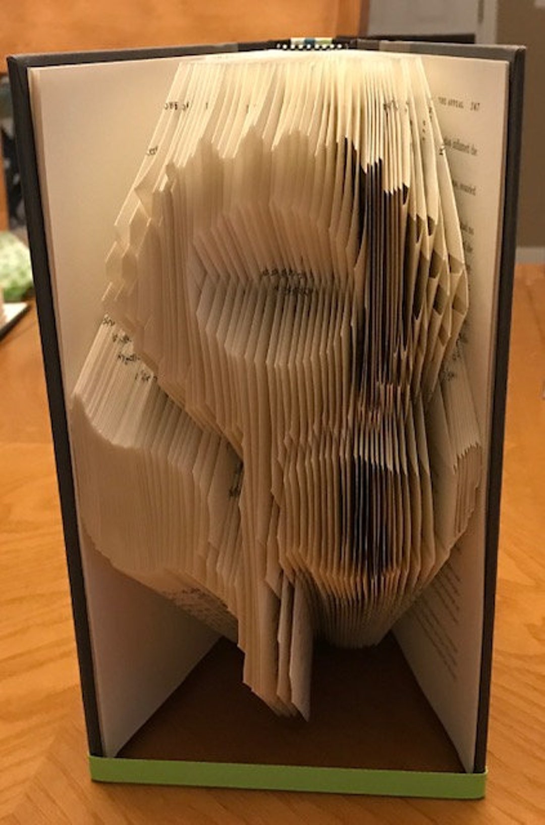 Sunflower Book Folding Pattern measure Mark and Fold Etsy