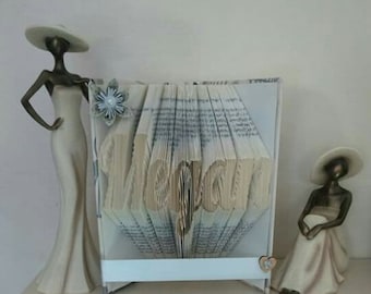 Any Name/Word/Initials Book Folding Pattern