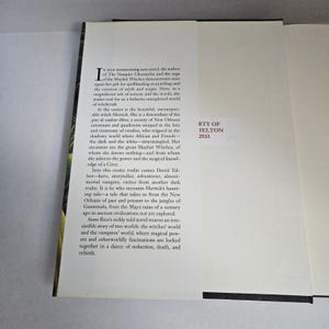 Anne Rice Merrick HCDJ First Trade Edition 2000 Vampire Horror Fiction ...
