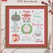 Happy Holidays cross stitch pattern, Christmas cross stitch, Let it snow cross stitch, Winter is coming cross stitch, New year Xstitch PDF