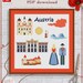 Austria cross stitch, Austria cross-stitch, Austria Xstitch, City cross stitch, City cross-stitch, Country cross stitch, Country Xstitch PDF