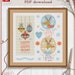 Merry Christmas cross stitch, Christmas cross stitch, Merry Christmas to you cross stitch, Modern cross stitch, Easy cross stitch chart PDF