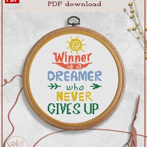 Easy cross stitch pattern | Modern cross stitch | Counted cross stitch | Cross stitching pattern PDF