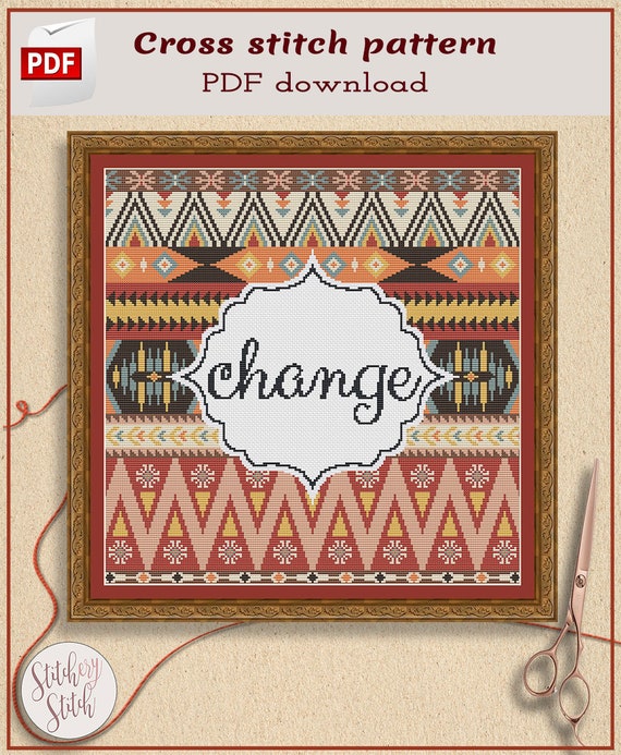 Your words here personalized or customized cross stitch