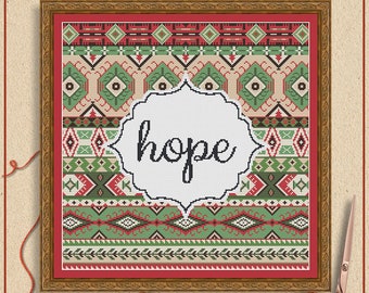 Customizable cross stitch pattern, Choose words